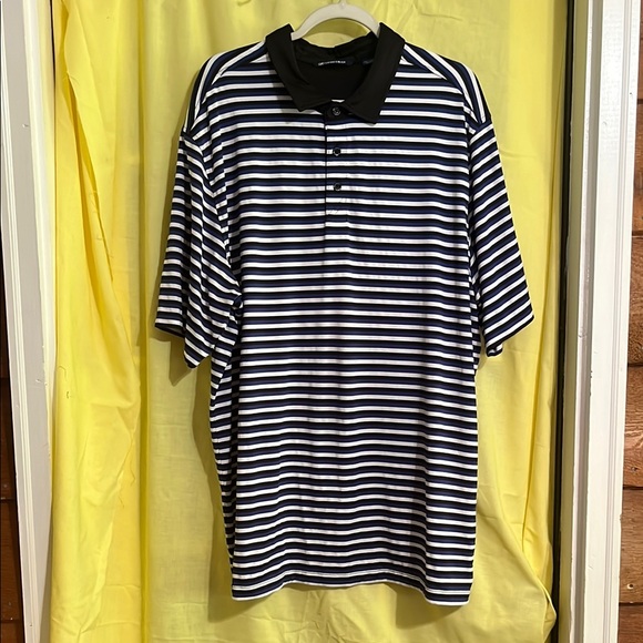 Cutter & Buck Black and White Polo Shirt - Picture 1 of 4